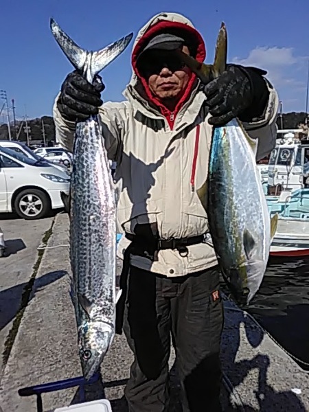 2月17日（日）ワラサ、サワラ。画像