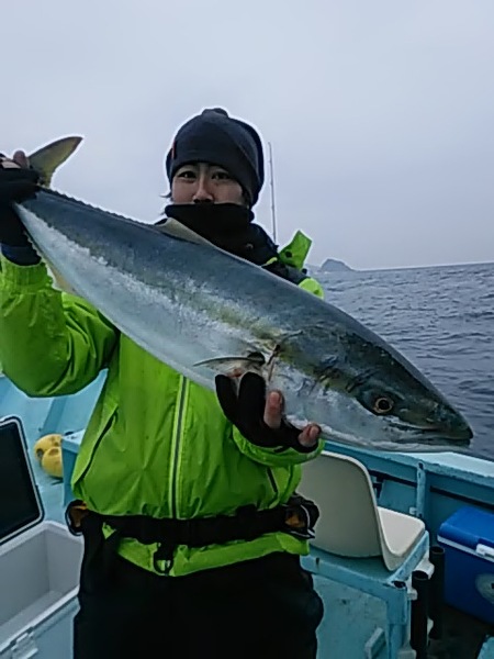 2月19日（火）　ブリ、ワラサ、ヒラメ。画像