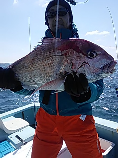 3月24日（日）マダイ。画像