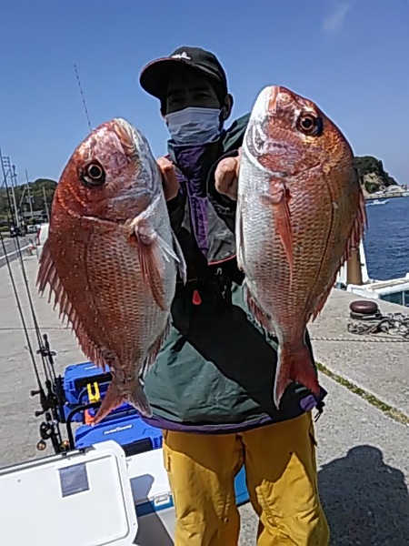4月20日（土）　マダイ。画像