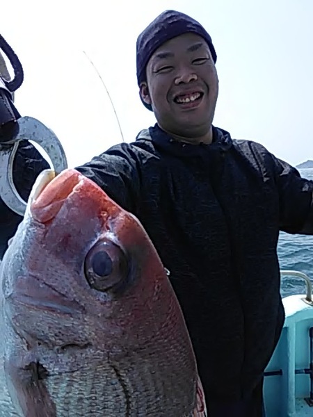 4月21日（日）　マダイ　　ヒラメ画像