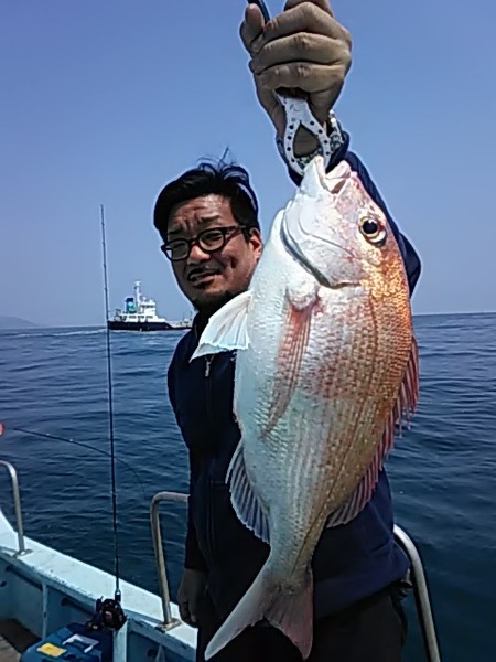 4月21日（日）　マダイ　　ヒラメ画像