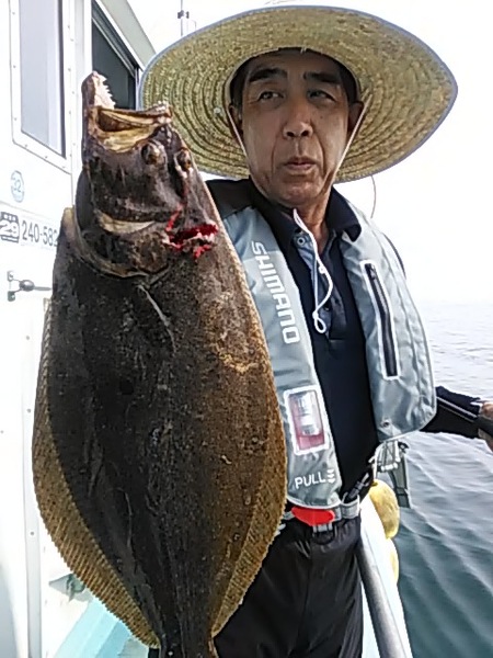 5月26日（日）　真鯛狙いが・・ヒラメになりました。画像