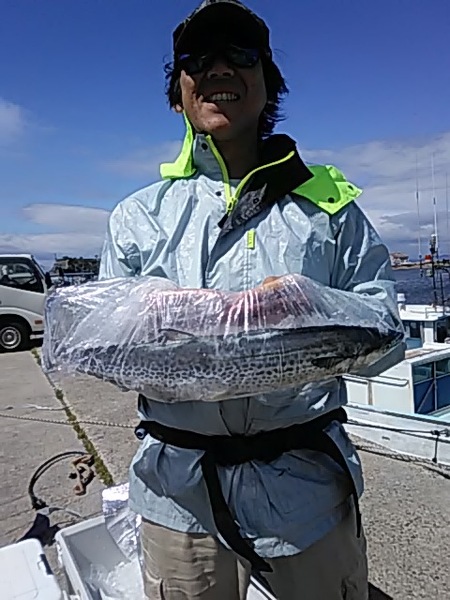 6月8日（土）　釣果に満足「マダイ・ヒララ・サワラ」画像