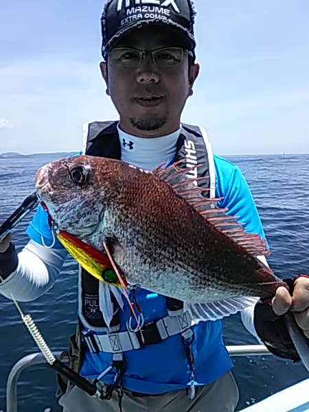 6月25日（火）　釣果はまずまず。「マダイ」画像