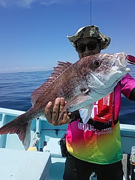 6月25日（火）　釣果はまずまず。「マダイ」画像