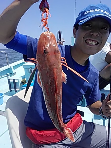 8月17日（土）　喰いが悪い日でした。「マダイ・タチウオ・ホウボウ」画像