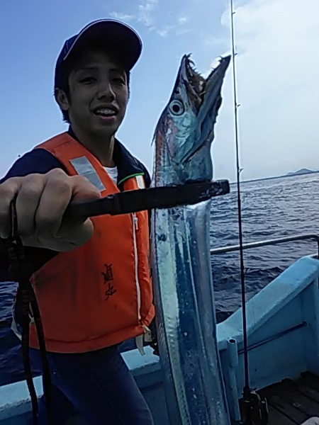 8月24日（土）　　タチウオ入れ食い状態の時もあり画像