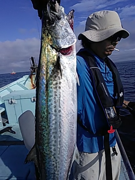 9月4日（水）　　サワラ・タチウオ狙い！！　ハマチも釣れました。画像