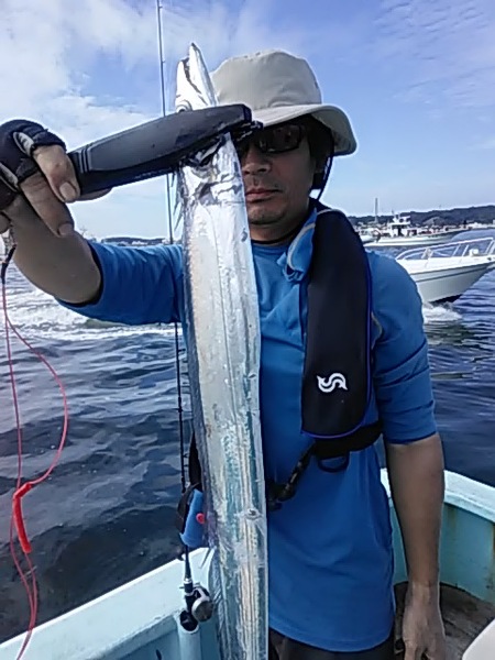 9月29日（水）　　本日は親子でジギング　タチウオ大量です！画像