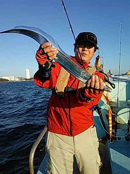 10月5日（土）　　本日はタチウオ大漁でした。画像