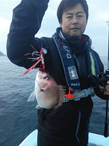 12月18日（水）　　青物不調マダイ狙へ。画像