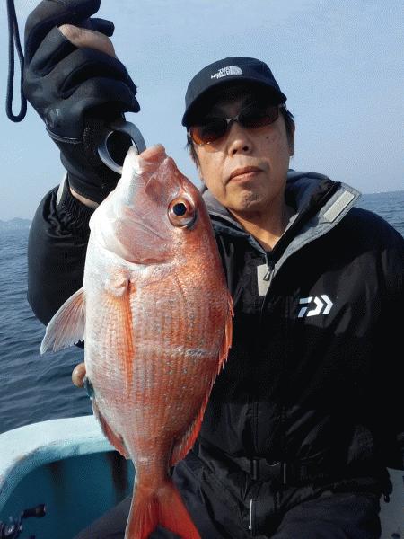 4月4日（土）　桜鯛　サイズも喰いも良かった画像