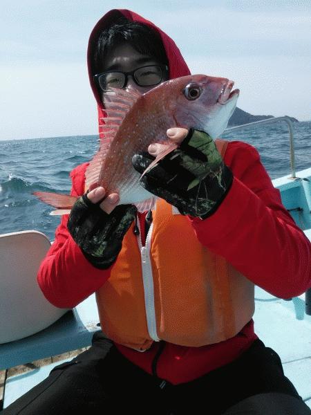 4月11日（土）　　マダイ、いい感じ。画像