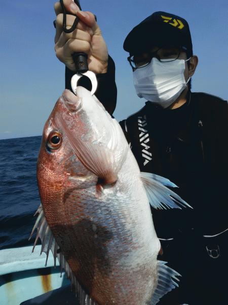 5月5日（火）　　まずまずのマダイとヒラメ画像