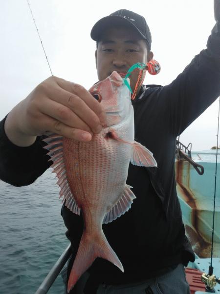 7月19日（日）まずまずの釣果マダイ・ハマチ・ヒラメ画像