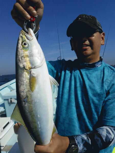 8月1日（土）タチウオの時期になりました。イシモチ・ハマチ画像