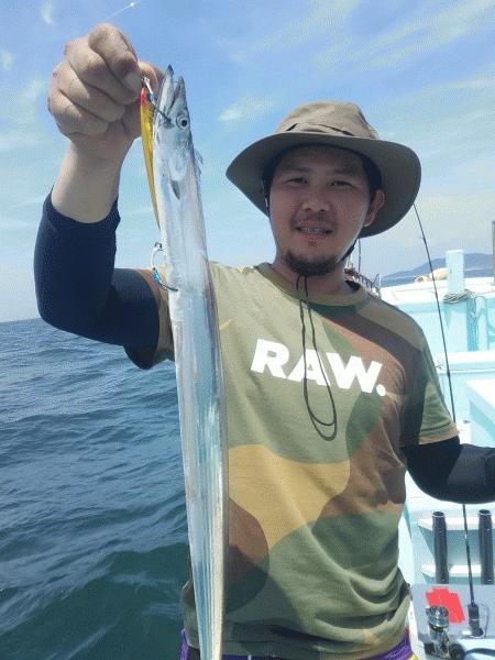 8月2日（日）サイズが小ぶり。サワラ・イシモチ・タチウオ・カマス画像