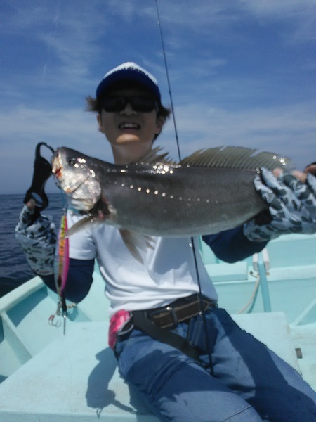 8月2日（日）サイズが小ぶり。サワラ・イシモチ・タチウオ・カマス画像