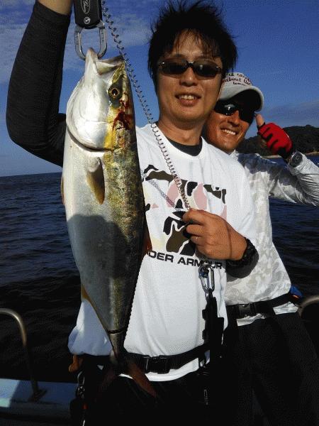 8月13日（木）まずまずの釣果サワラ・ヒラメ・ハマチ画像