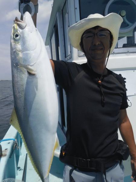 8月13日（木）まずまずの釣果サワラ・ヒラメ・ハマチ画像