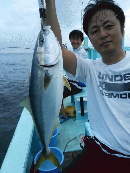 8月23日（日）いろいろ釣れました。ハマチ・ヒラメ・ハモ・カマス画像